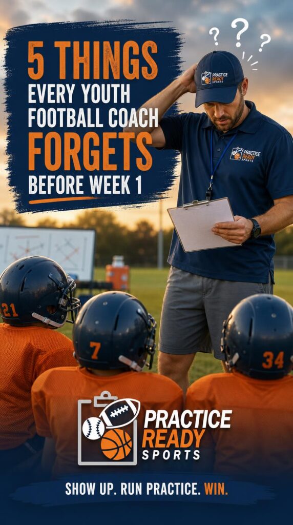 Youth football preseason checklist